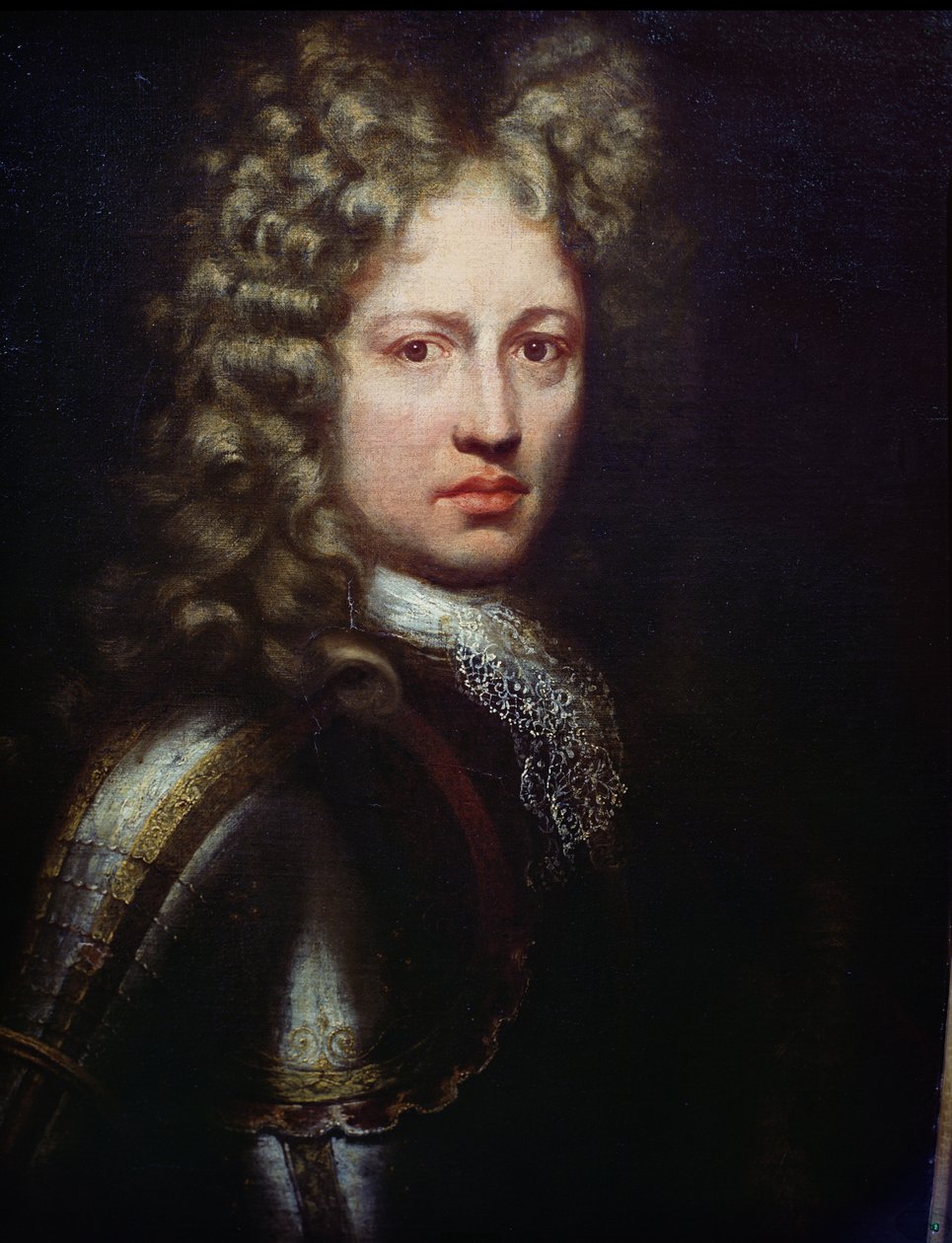 Portret Patricka Sarsfielda, tytularnego hrabiego Lucan (zm. 1693) irlandzkiego jakobita i żołnierza autorstwa Irish School
