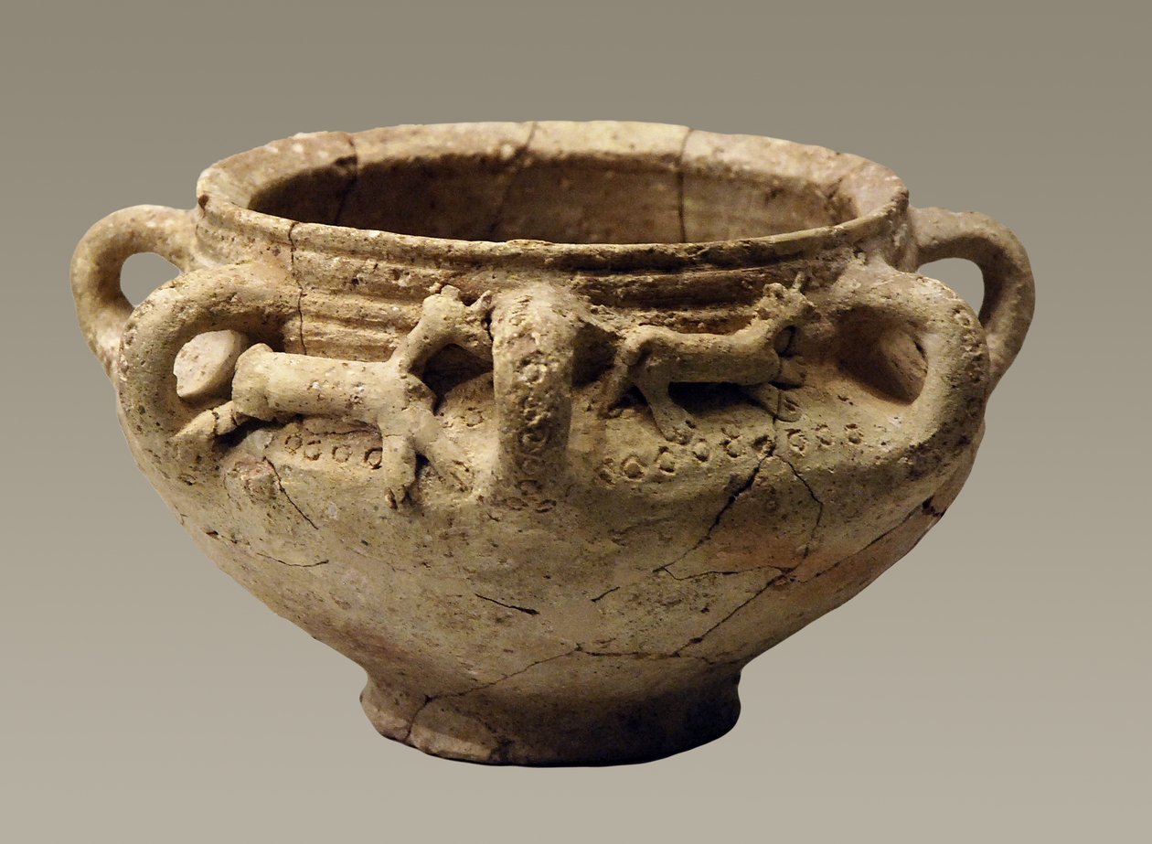 Garnek z Tell El-Hammah, Zachodni Brzeg, XI-VII w. p.n.e. (ceramika) autorstwa Iron Age