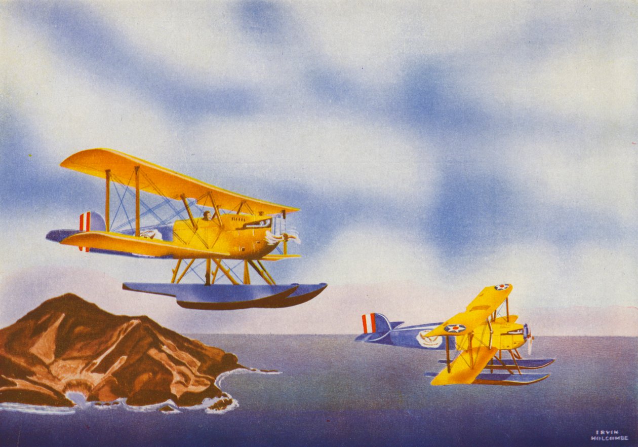 Douglas DWC (druk kolorowy) autorstwa Irvin L. Holcombe