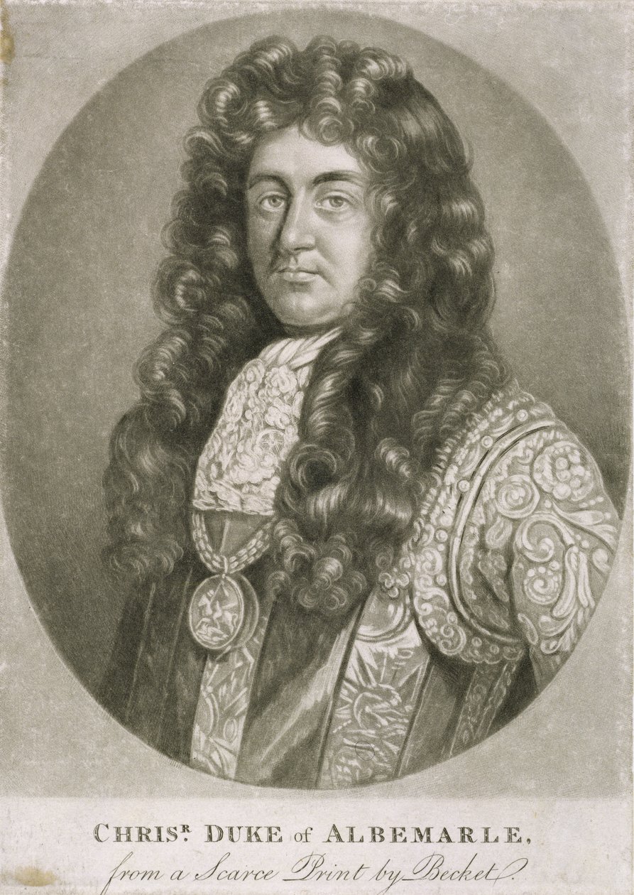 Christopher Monck, 2. książę Albemarle (1653-88) autorstwa Isaac Becket