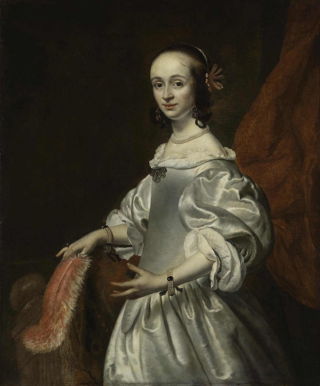 Portret młodej damy autorstwa Isaac Luttichuys