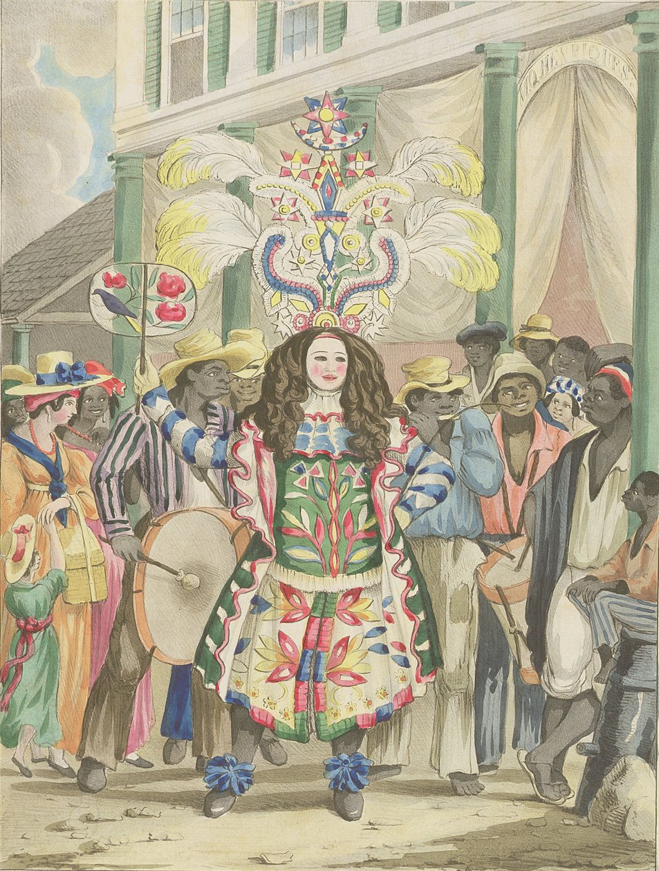 Koo, Koo, czyli Aktor-Chłopiec, tablica 5 z "Szkiców charakterologicznych...", 1838 autorstwa Isaac Mendes Belisario