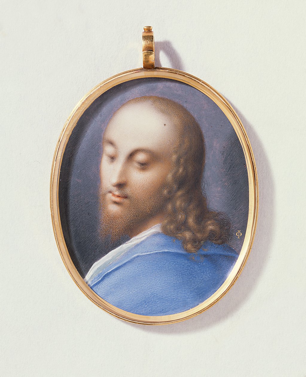 Jezus Chrystus, ok. 1610 (wc na welinie) autorstwa Isaac Oliver