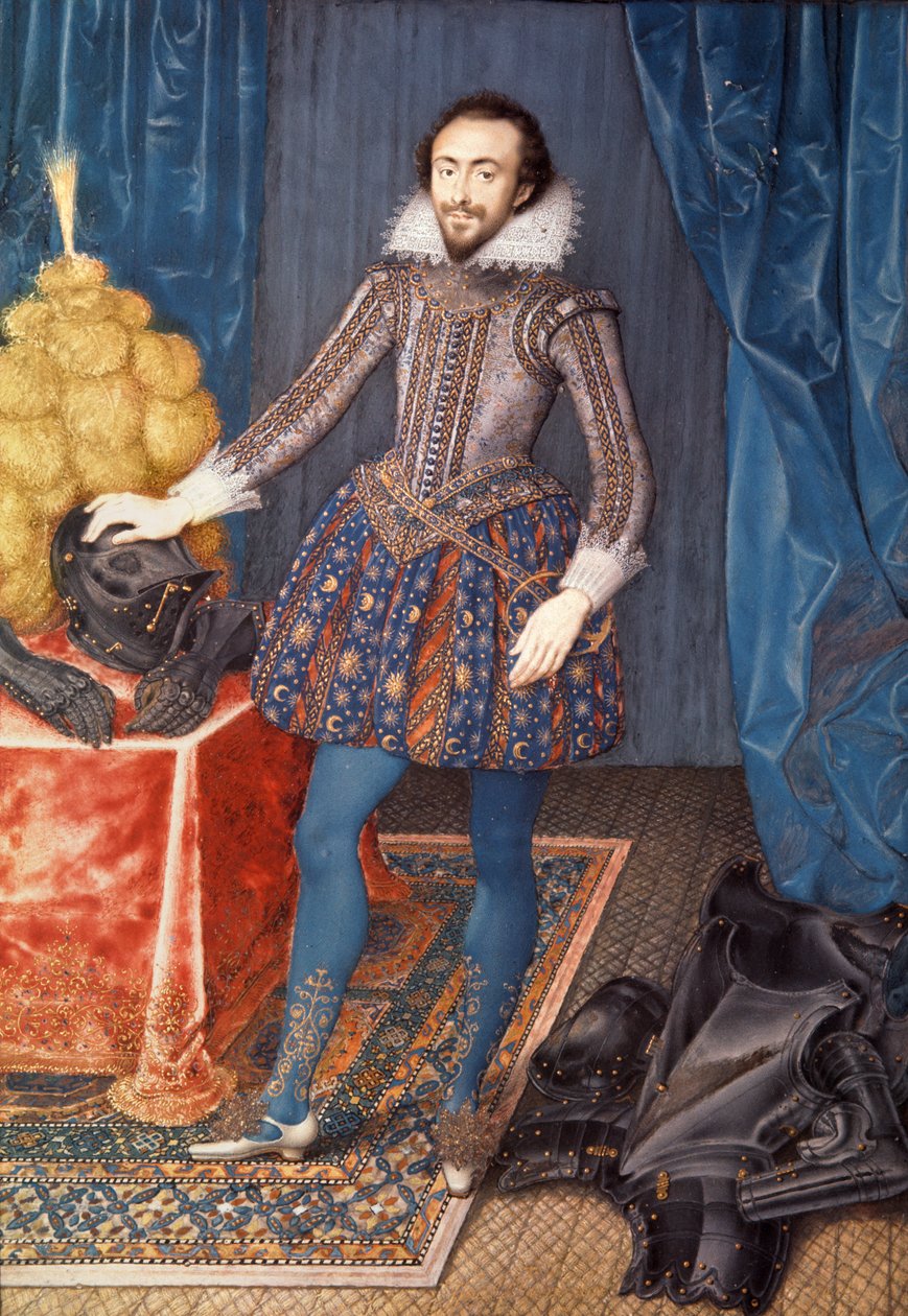 Portret Richarda Sackville, 3. hrabiego Dorset (1589-1624), 1616 autorstwa Isaac Oliver