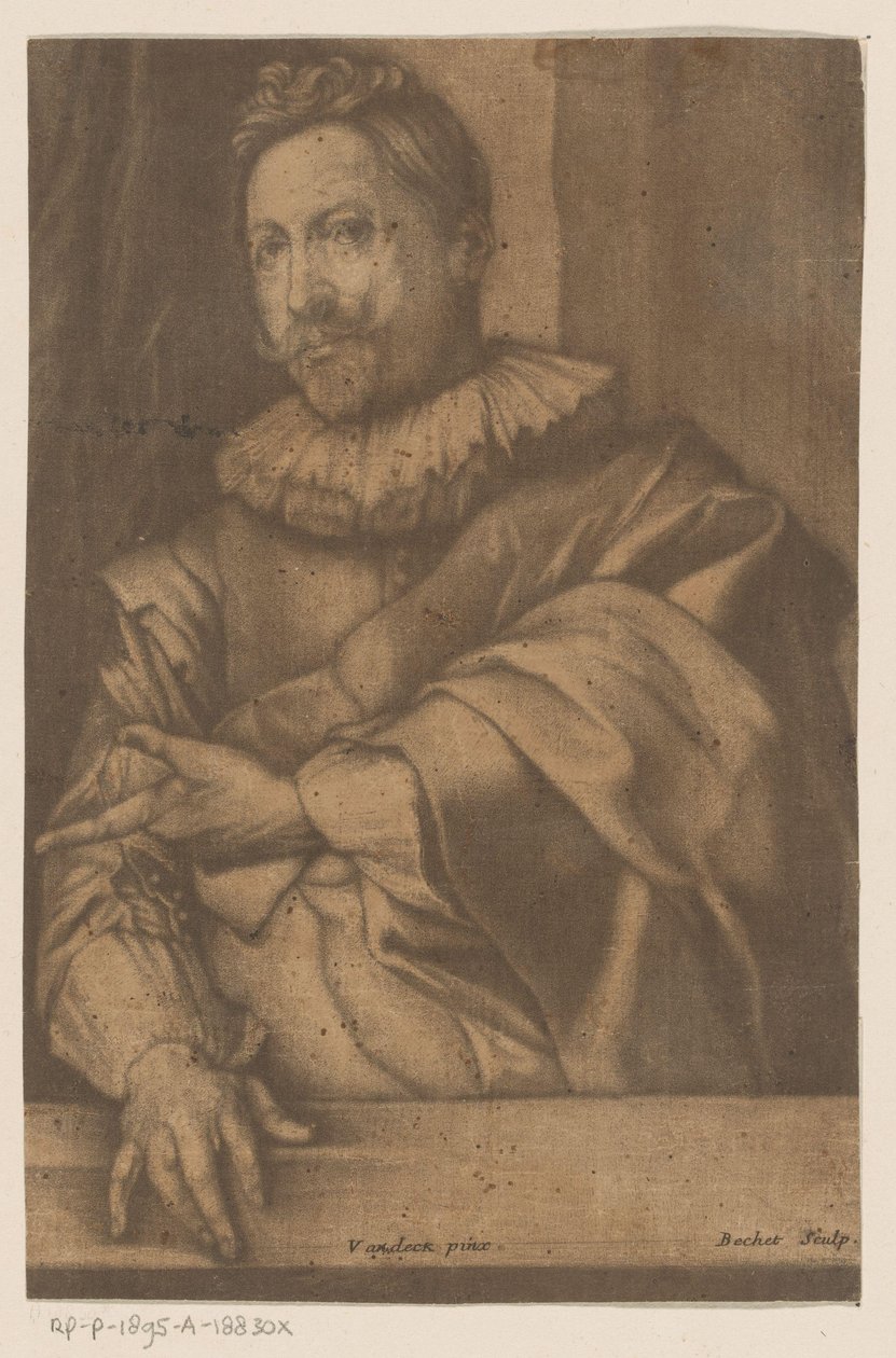 Portret Teodora van Loona autorstwa Isaac Beckett (possibly)