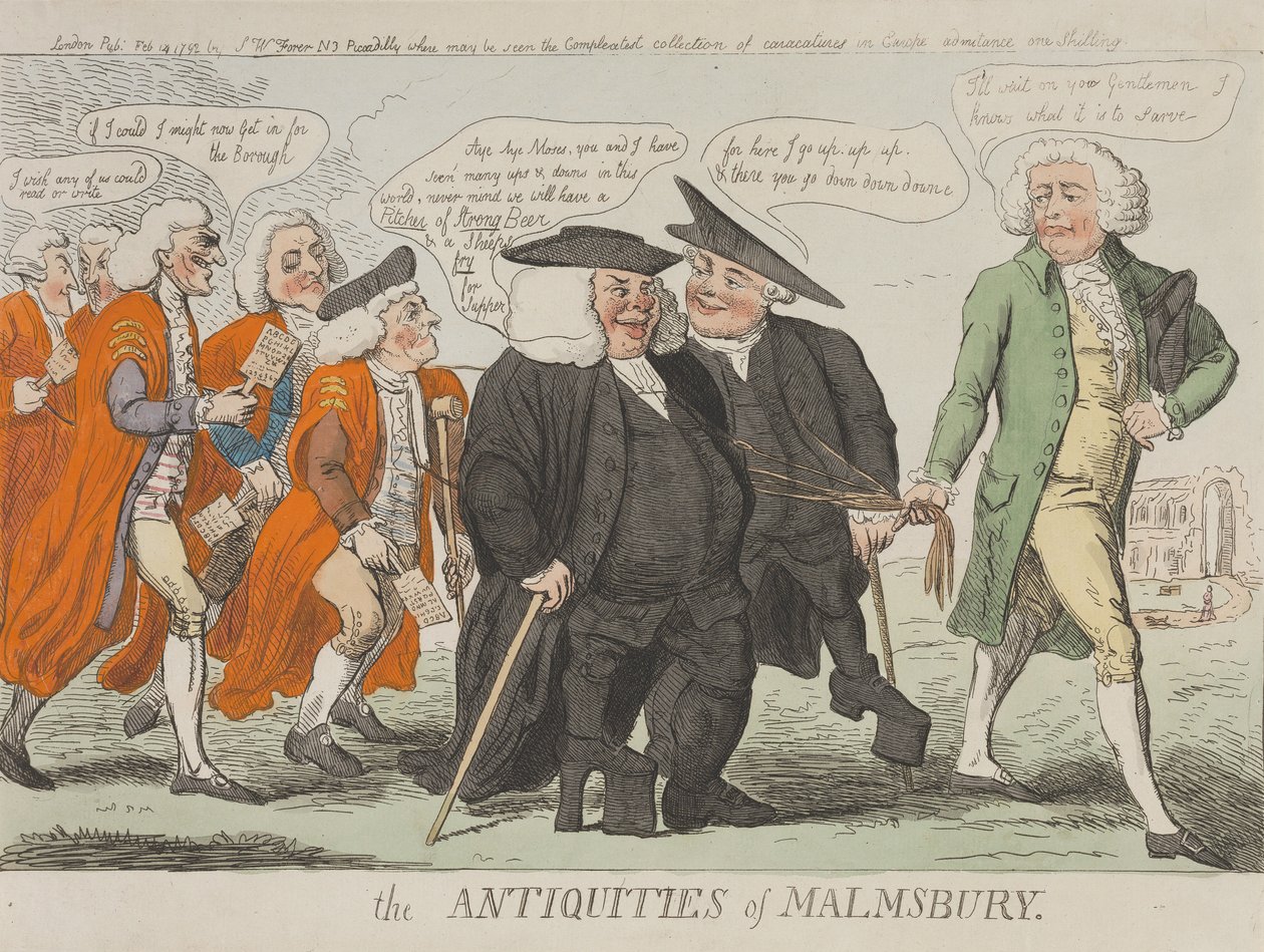 Die Altertümer von Malmsbury autorstwa Isaac Cruikshank