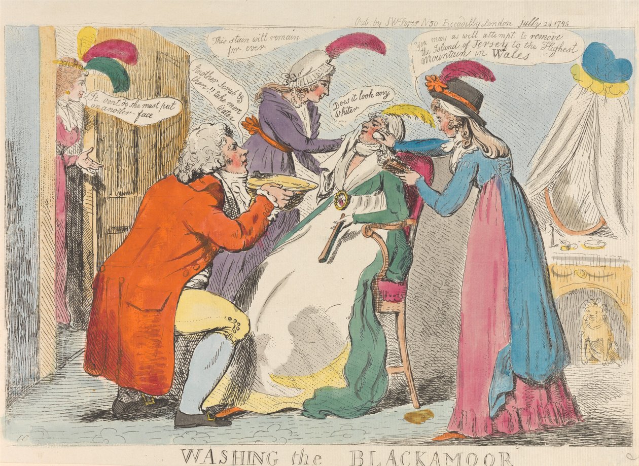Den Mohren waschen autorstwa Isaac Cruikshank