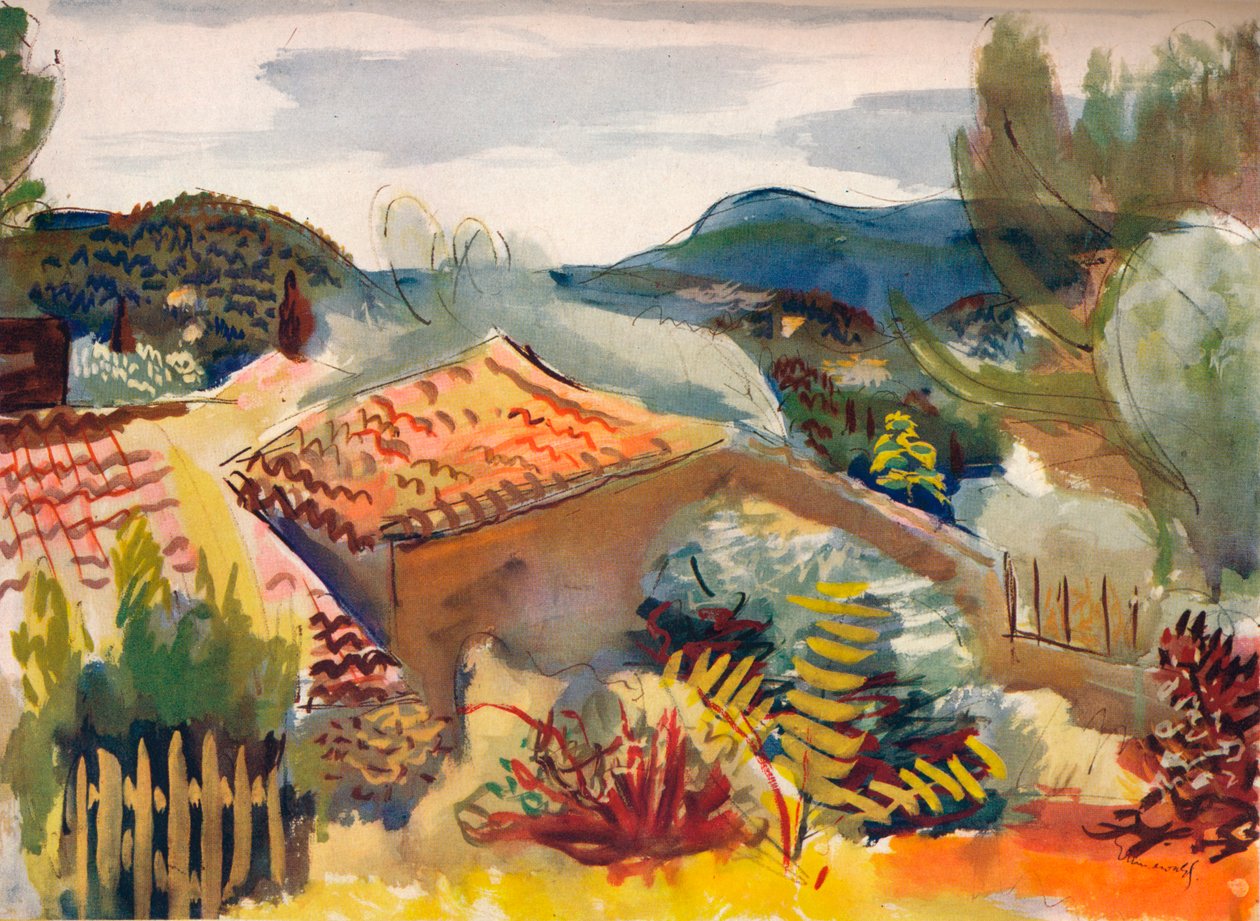 „Krajobraz”, XX wiek autorstwa Isaac Grünewald