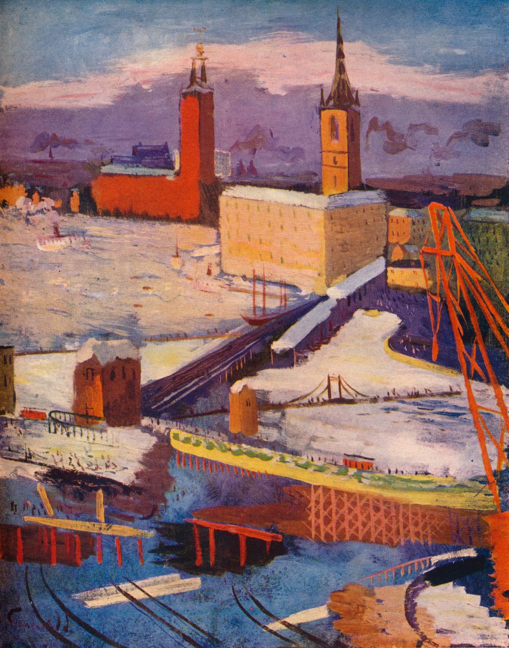 „Sztokholm”, ok. 1933 1935 r. autorstwa Isaac Grünewald