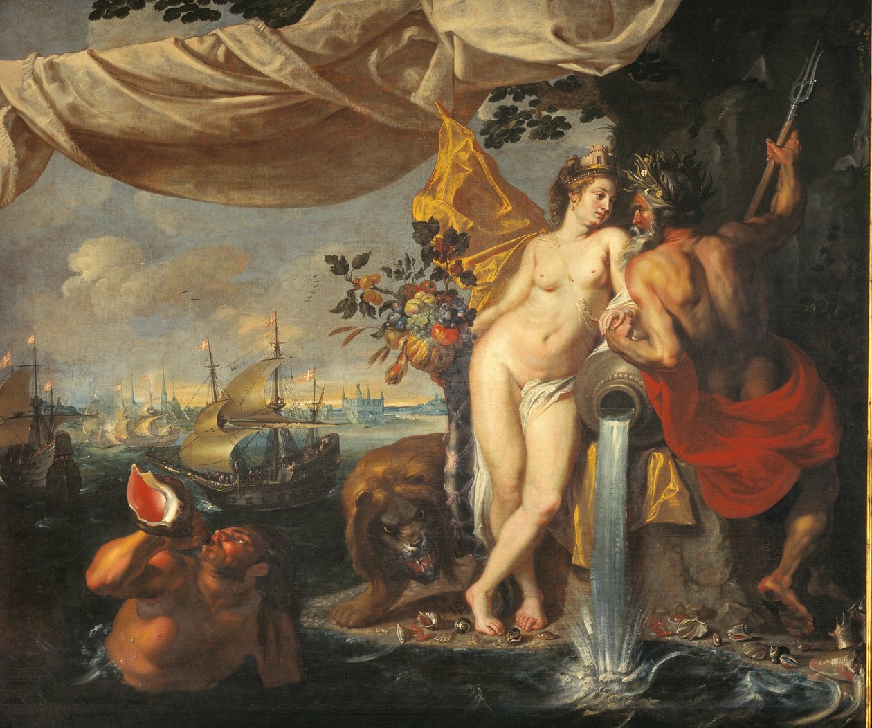 Alegoria dźwięku autorstwa Isaac Isaacsz