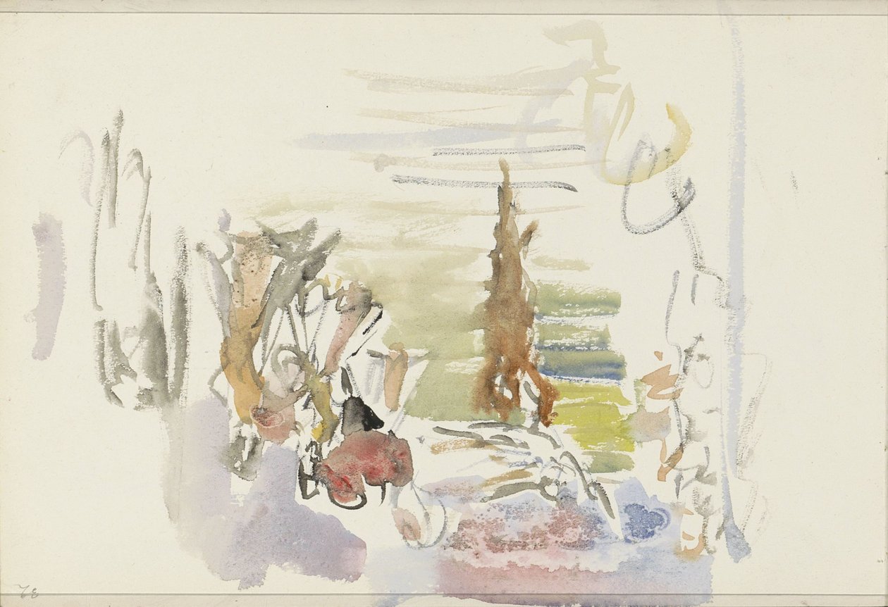 Artyści na scenie autorstwa Isaac Israels