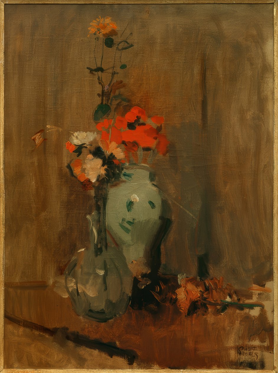 Martwa natura z kwiatami autorstwa Isaac Israels
