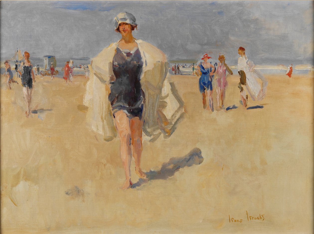 Dama na plaży w Viareggio autorstwa Isaac Israels