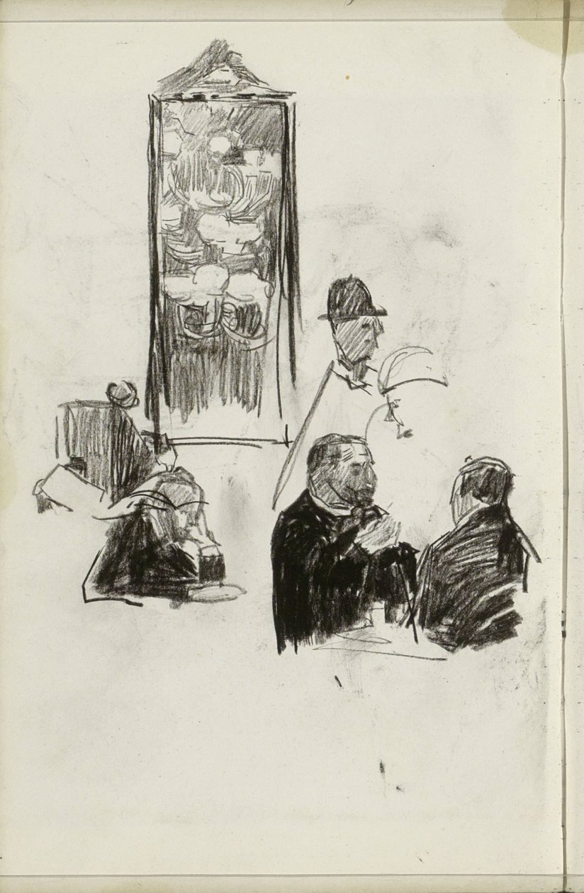 Mężczyźni w zakładzie autorstwa Isaac Israels
