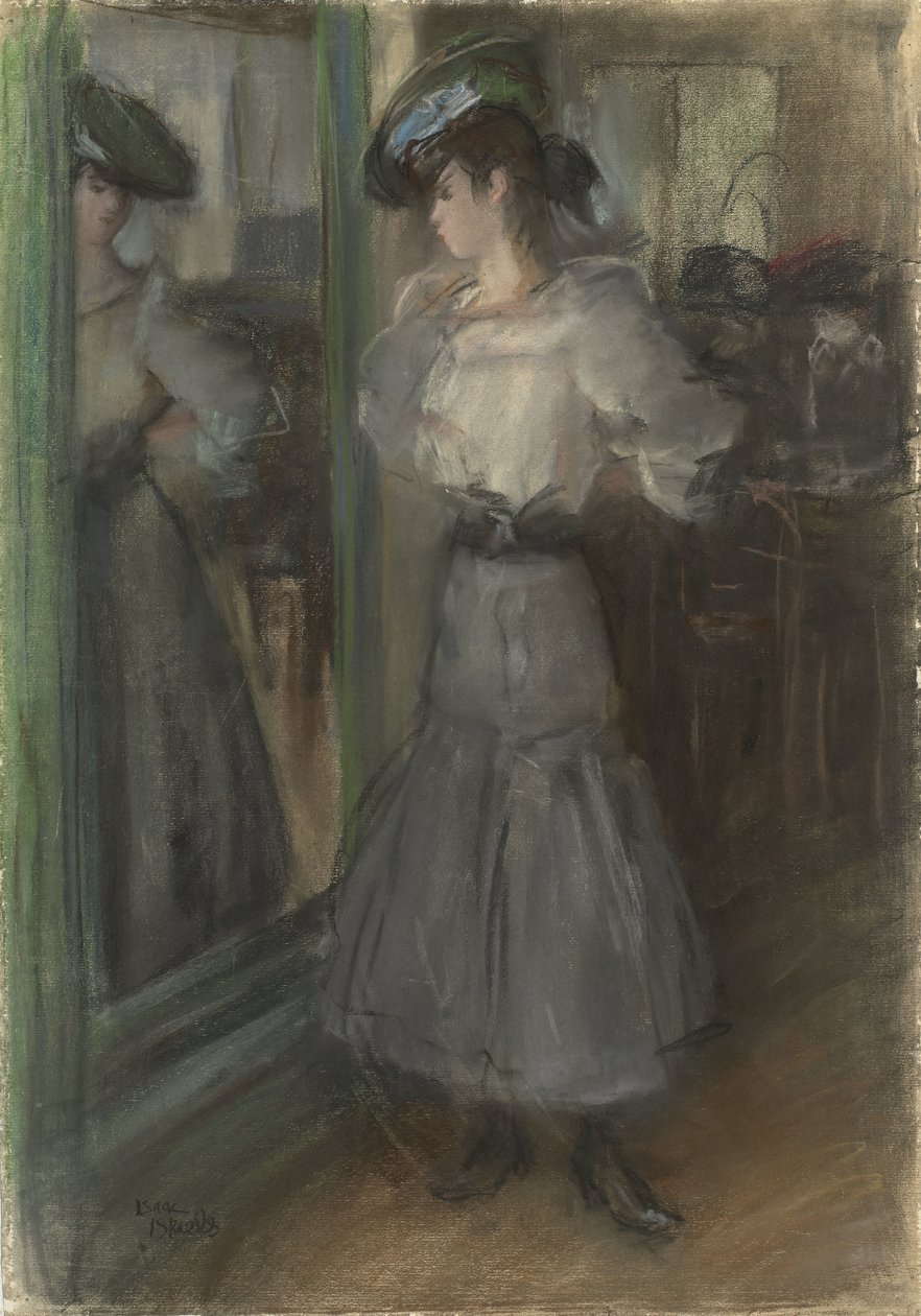 Dziewczyna przed lustrem autorstwa Isaac Israels