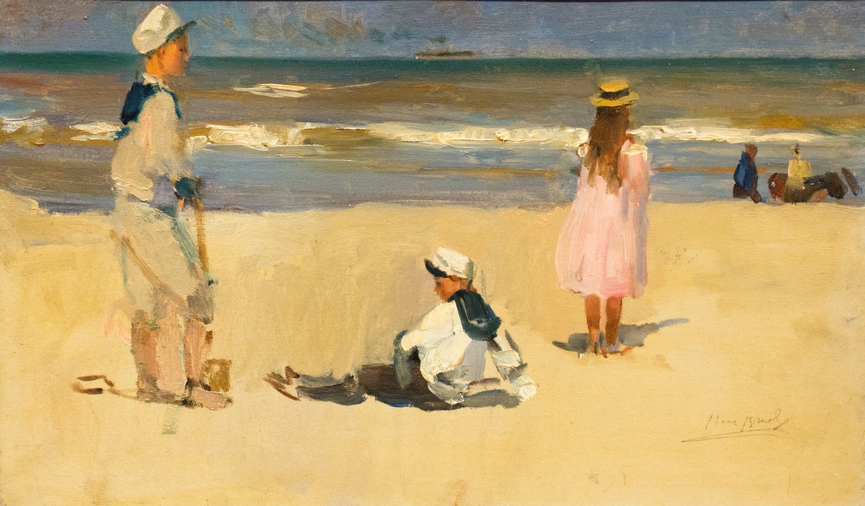 Niemiecki: Am Strand Na plaży autorstwa Isaac Israels