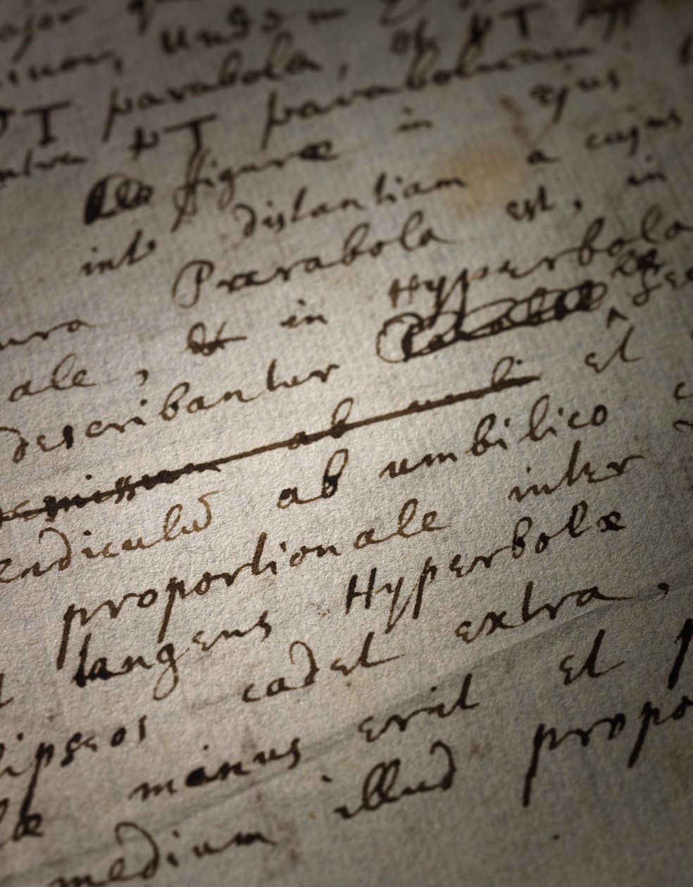 Dwie strony poprawek do Principia Mathematica autorstwa Isaac Newton