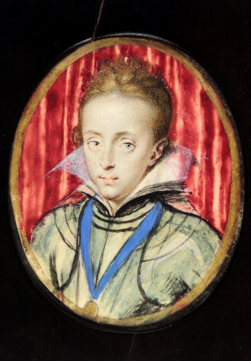 Karol, książę Walii, później król Karol I, c.1611 autorstwa Isaac Oliver