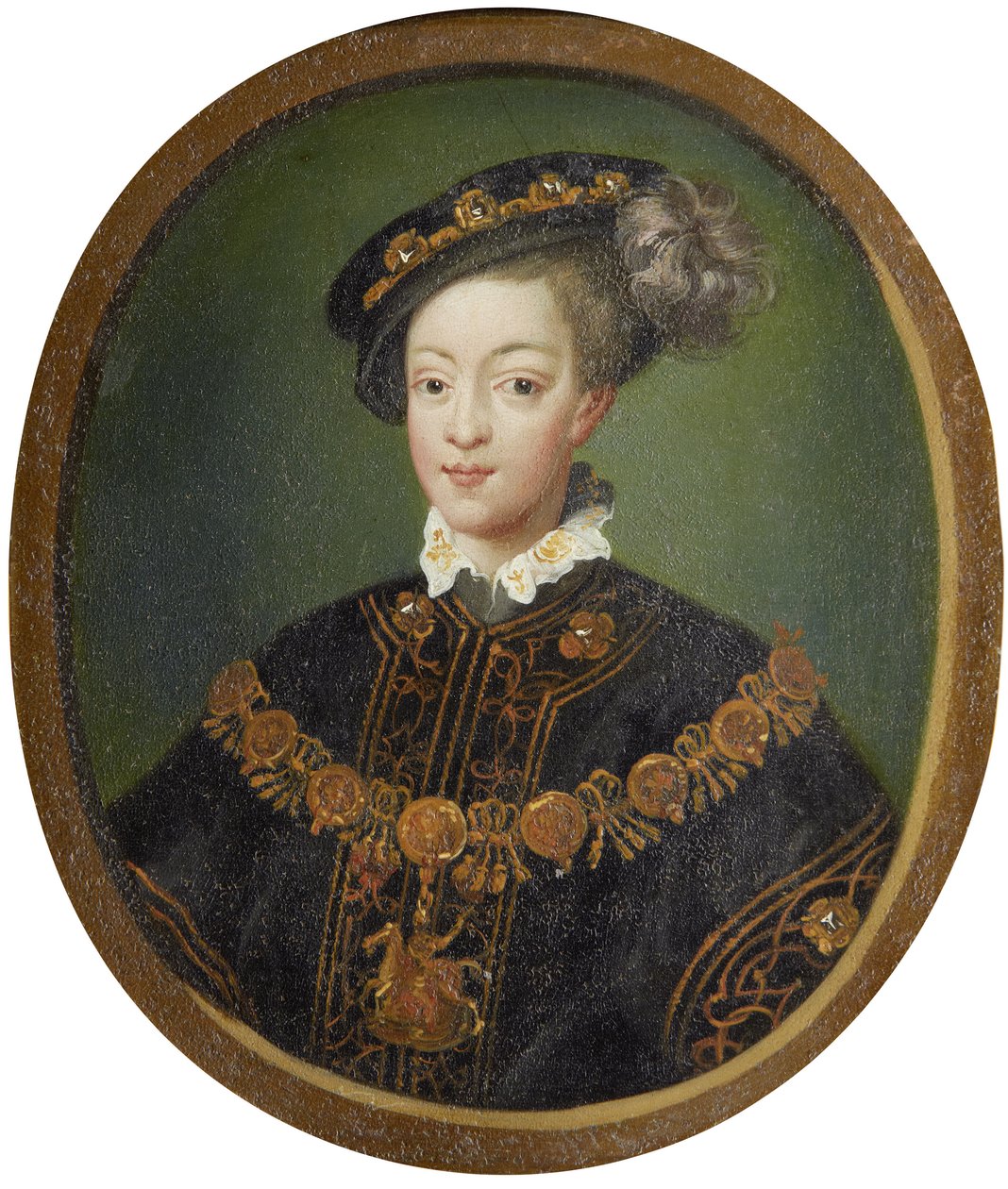 Edward VI 1537-1553, król Anglii, XVI wiek autorstwa Isaac Oliver