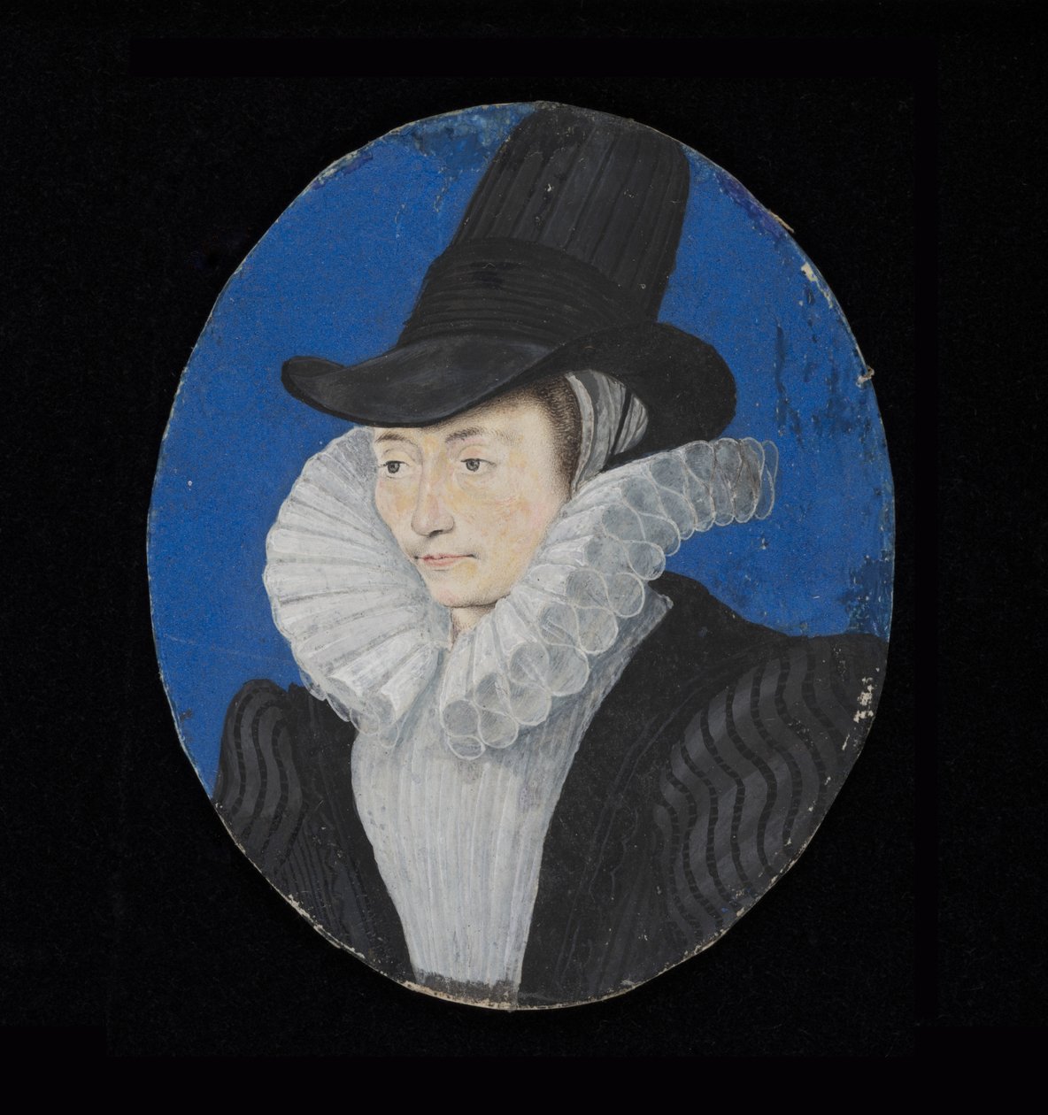 Miniatura portretowa nieznanej damy, ok. 1590 (wc na welinie) autorstwa Isaac Oliver