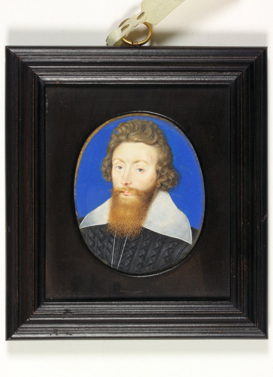 Sir Richard Liveson (Leveson), wiceadmirał Anglii (akwarela na welinie) autorstwa Isaac Oliver