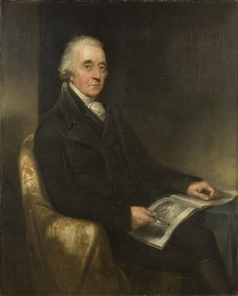 Nicholas Pocock, ok.1810 (olej na płótnie) autorstwa Isaac Pocock