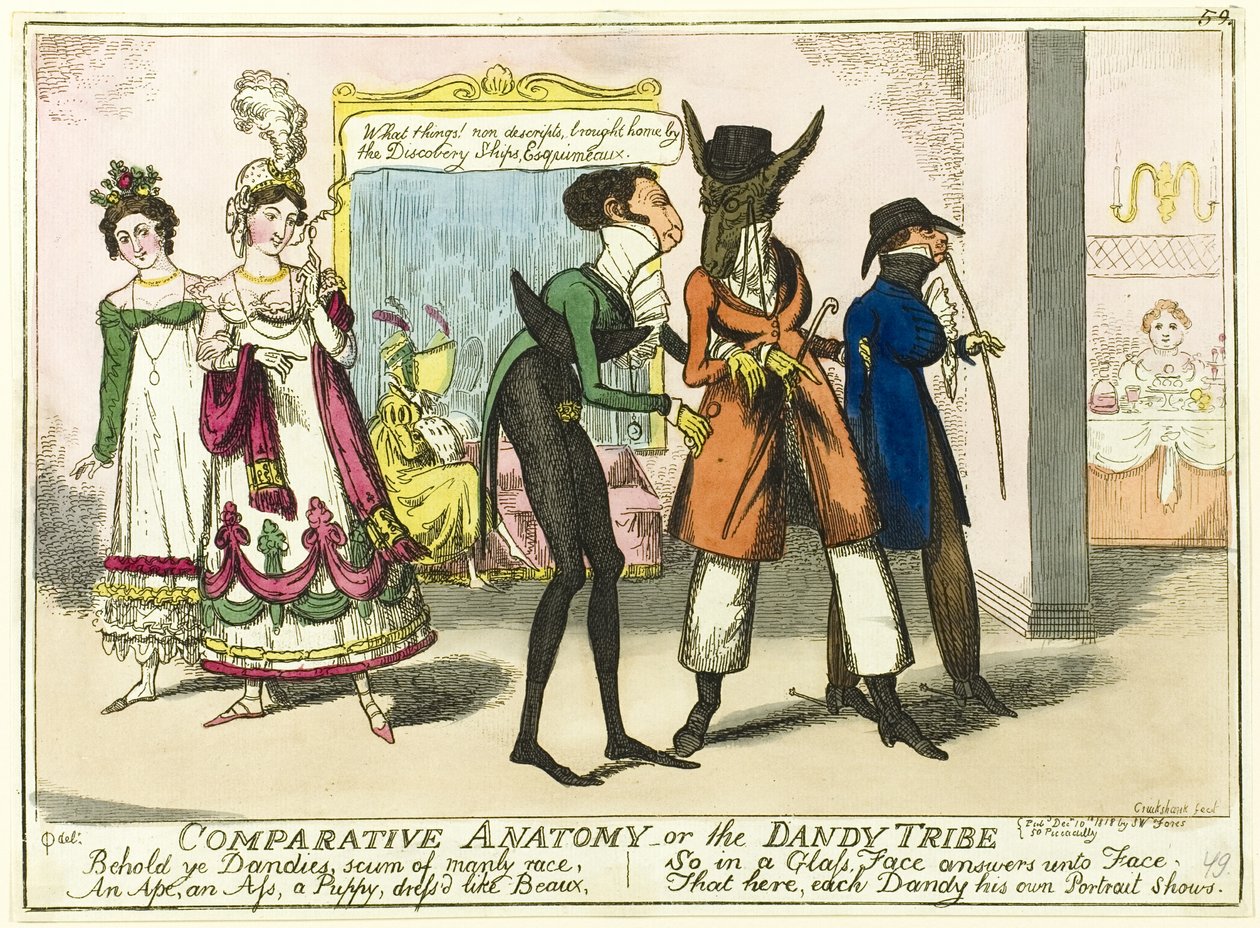 Anatomia porównawcza autorstwa Isaac Robert Cruikshank
