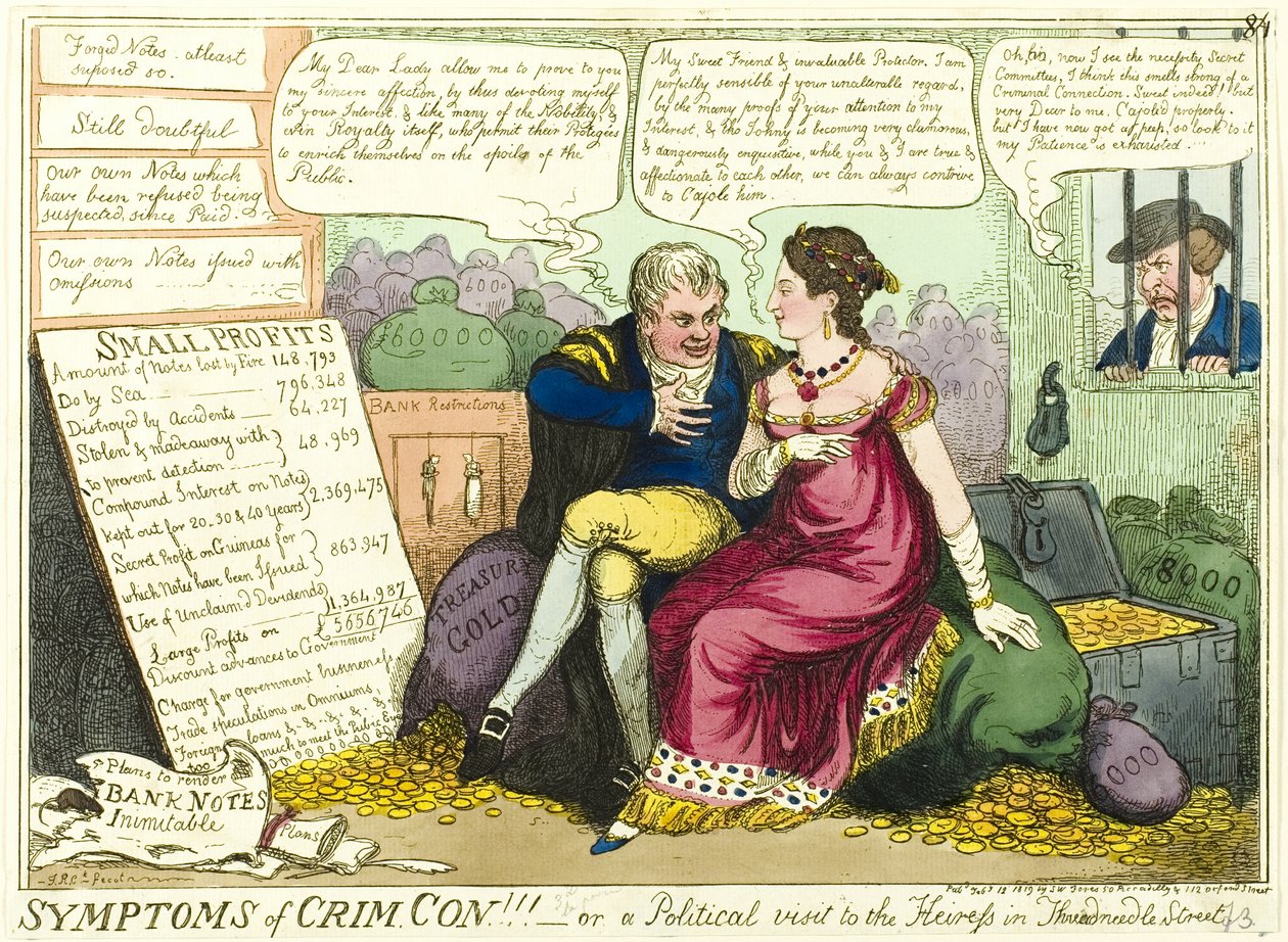 Objawy przestępstwa. Con!!! autorstwa Isaac Robert Cruikshank