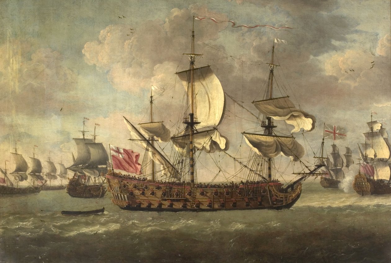 HMS „Swiftsure”, 1675-80 autorstwa Isaac Sailmaker