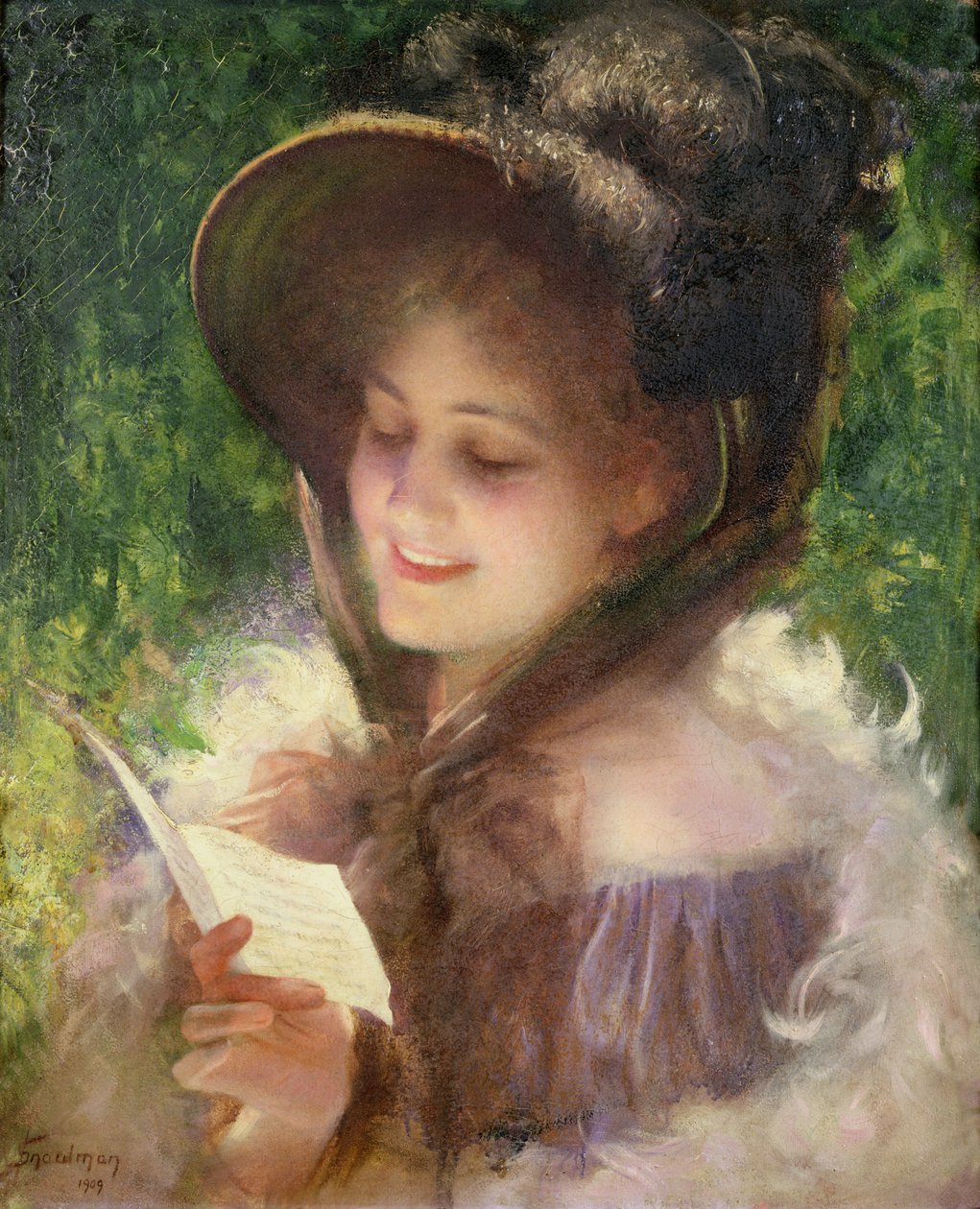 List miłosny autorstwa Isaac Snowman