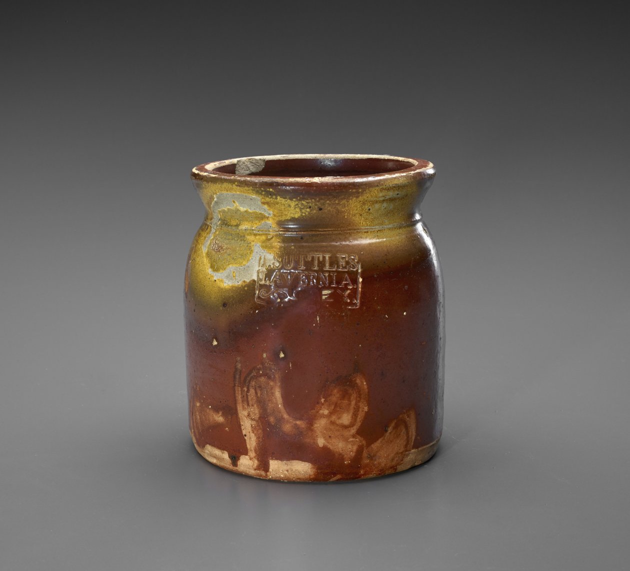 Słój, ok. 1873-1882 (kamionka szkliwiona) autorstwa Isaac Suttles Pottery