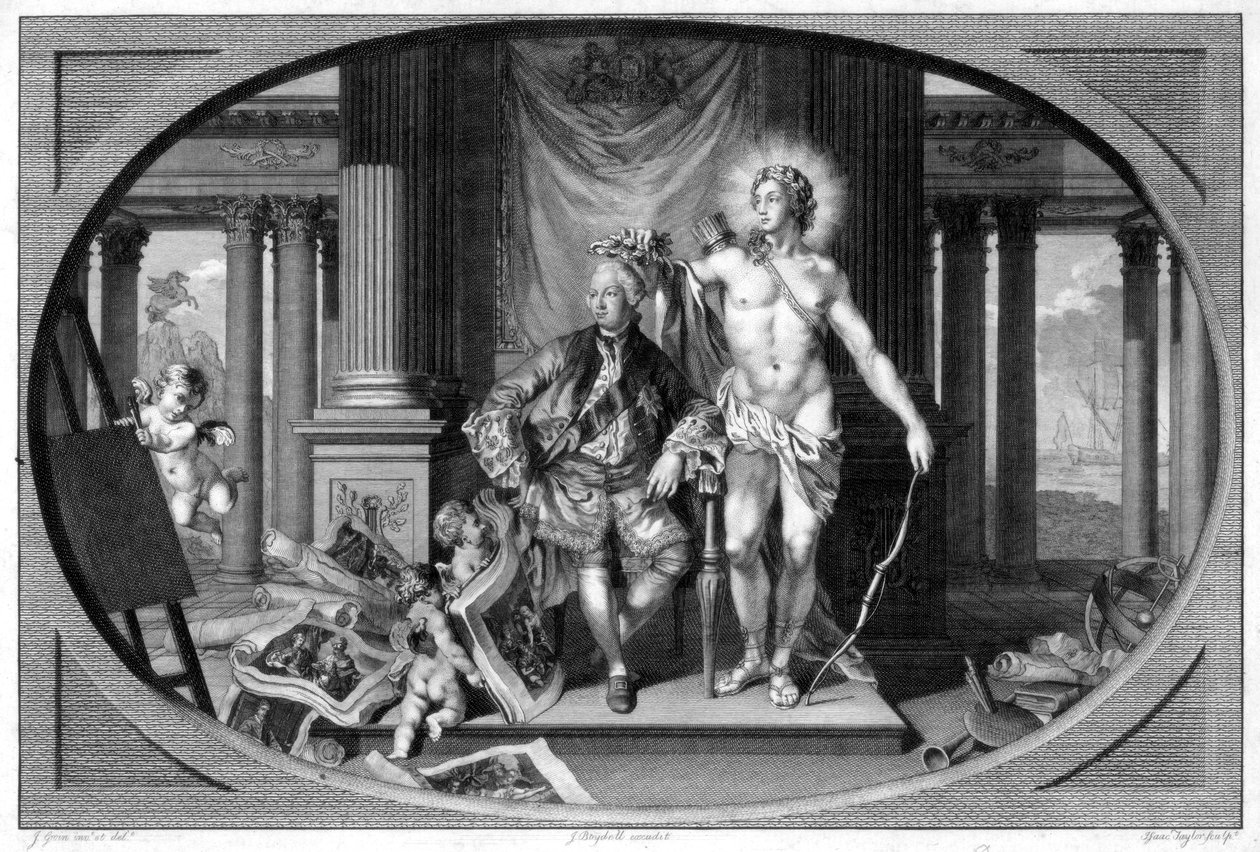 Król Jerzy III 1738-1820, XVIII wiek. autorstwa Isaac Taylor