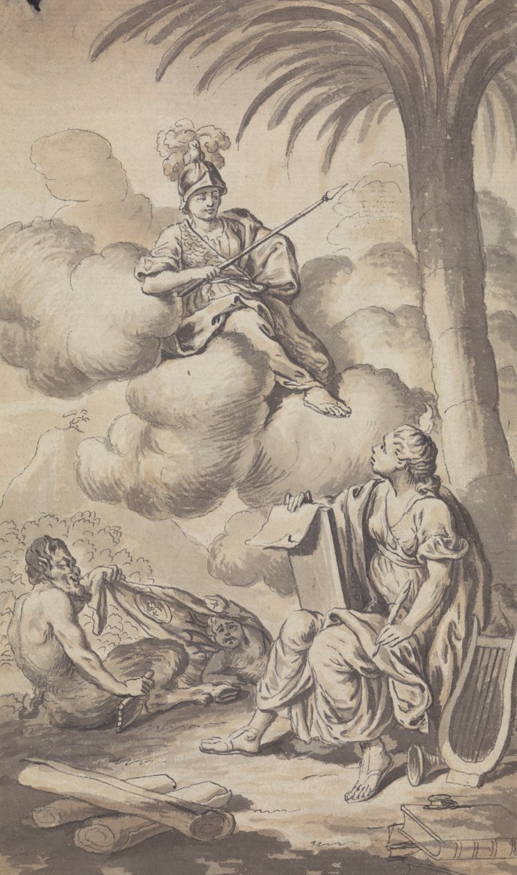 Magazyn Town and Country - Fronton dla tom. IV, 1772 autorstwa Isaac Taylor