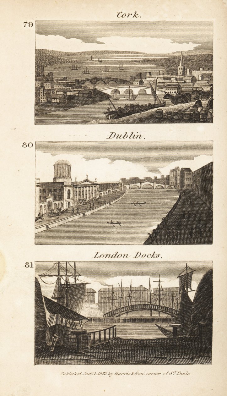 Transakcje w Regency Ireland i Anglia: Cork, Dublin i London Docks autorstwa Isaac Taylor