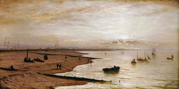 Portsmouth (olej na płótnie) autorstwa Isaac Walter Jenner