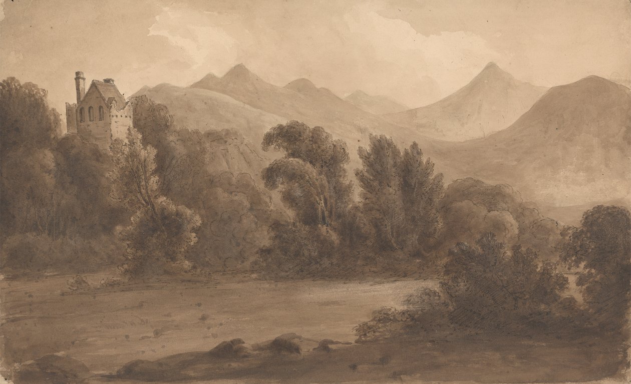 Zamek Dunloh, Killarney, Irlandia autorstwa Isaac Weld