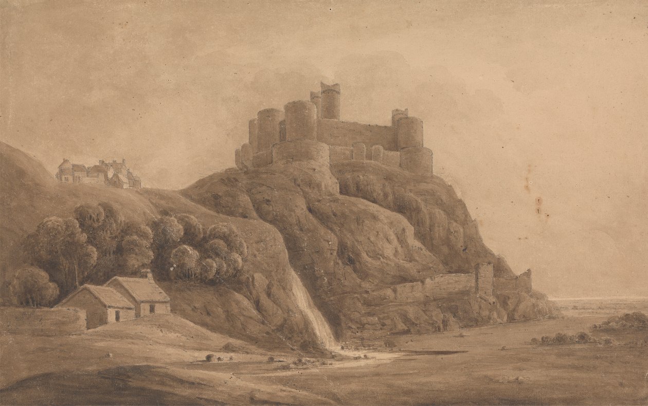 Zamek Harlechów autorstwa Isaac Weld