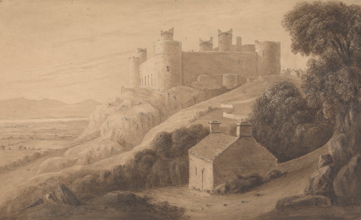 Zamek Harlechów autorstwa Isaac Weld