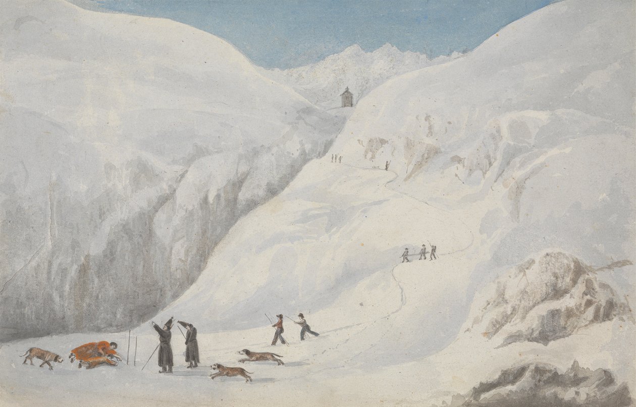 Góra Świętego Bernarda (Szwajcaria) autorstwa Isaac Weld