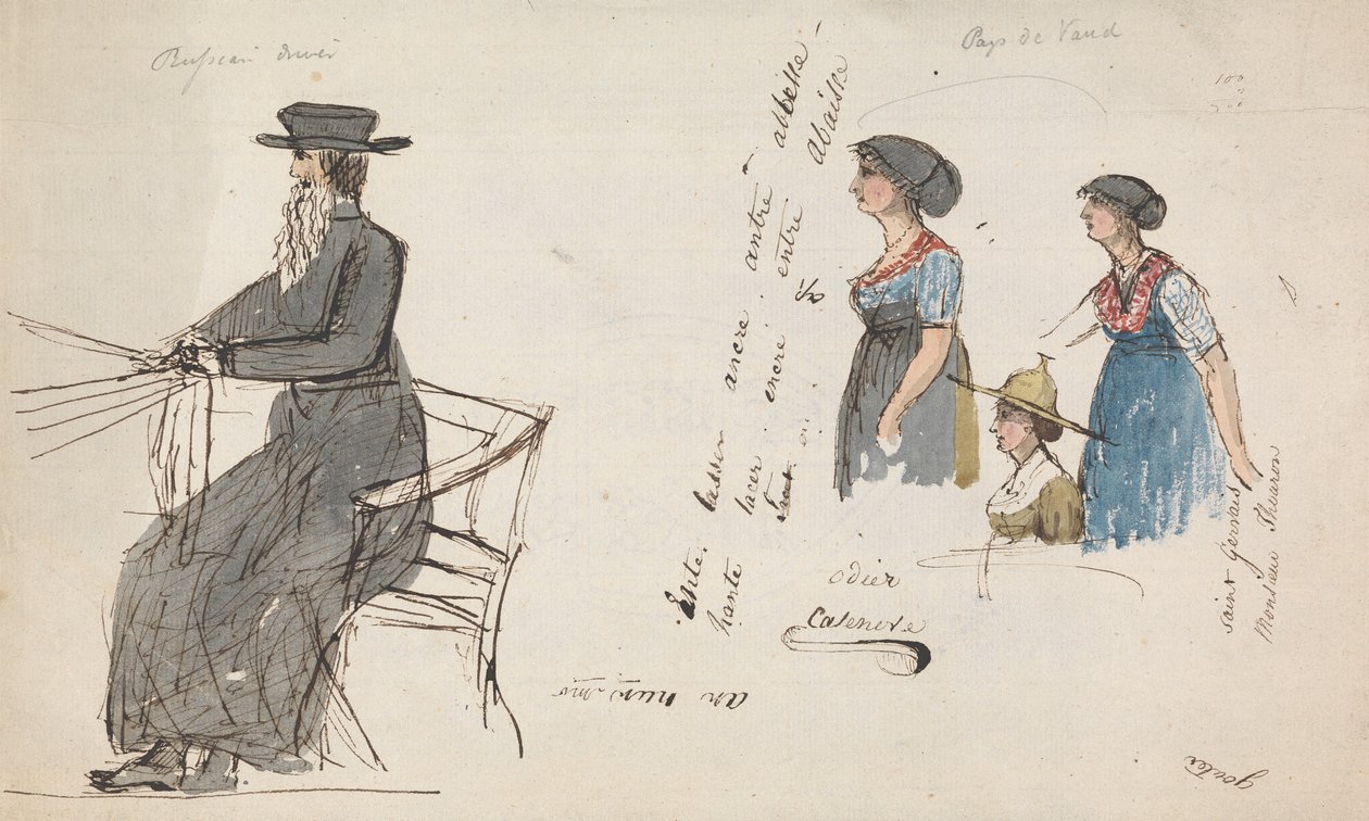 Rosyjski kierowca i Pays de Vaud autorstwa Isaac Weld