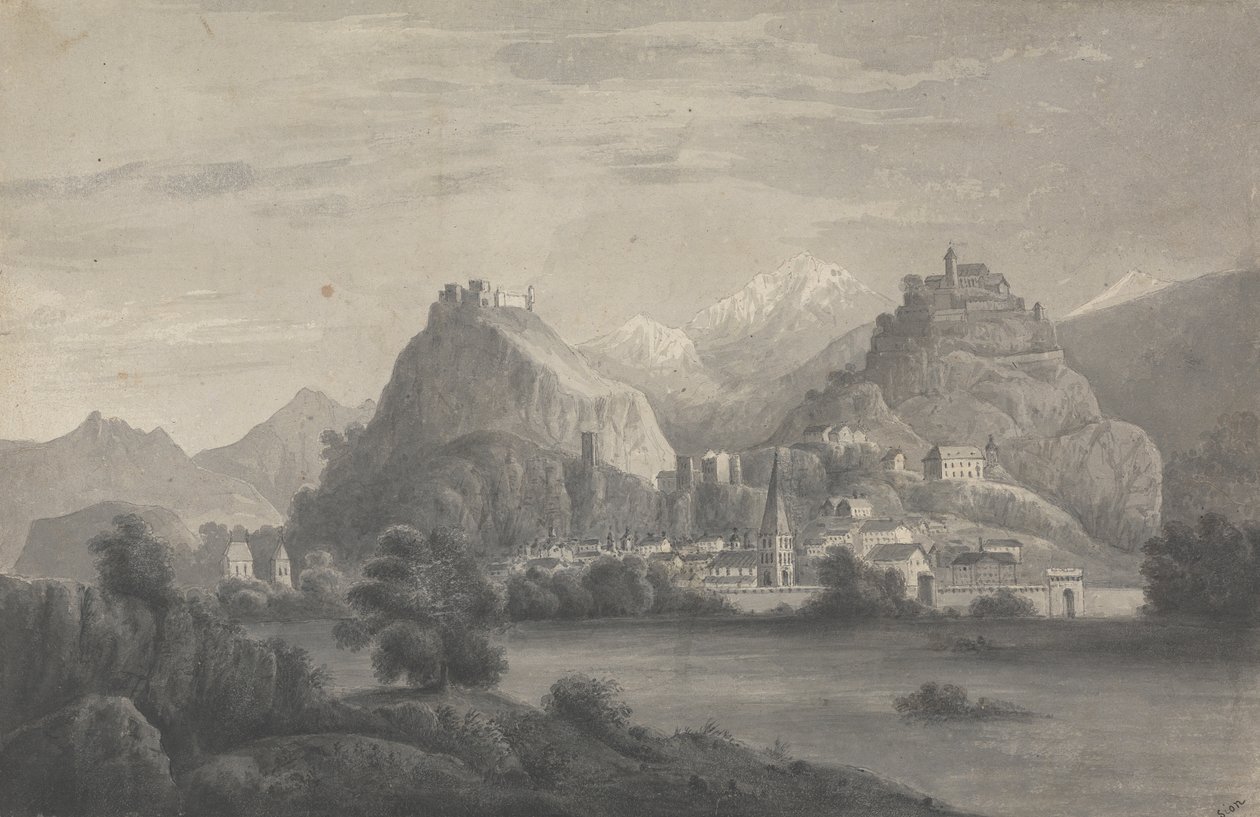 Syjon (Szwajcaria) autorstwa Isaac Weld