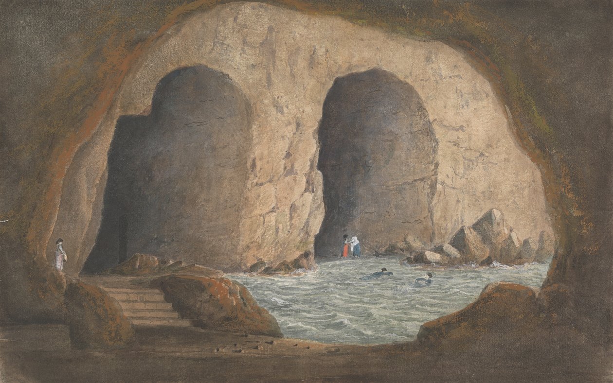 Widok Jaskinie Syrini - Sorrento / Zatoka Neapolitańska autorstwa Isaac Weld