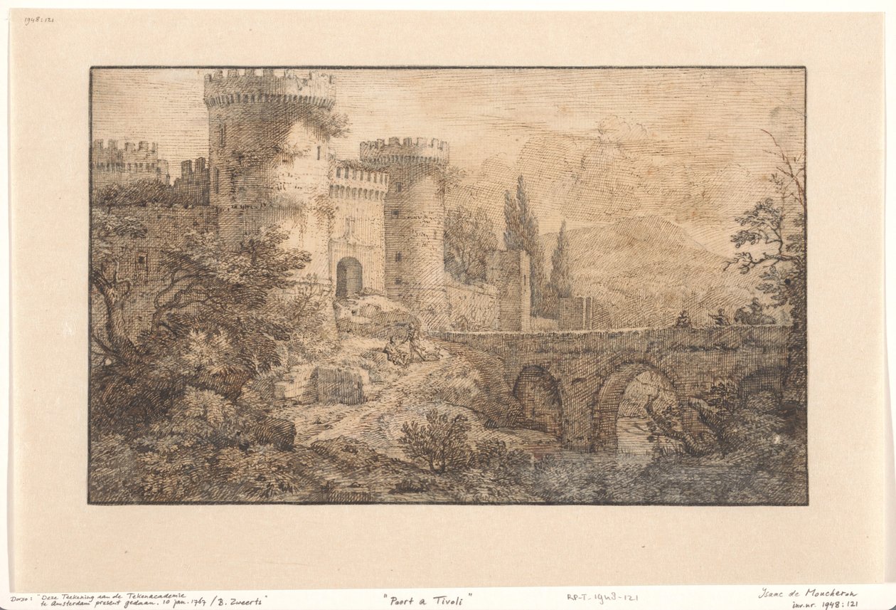 Biedny i Tivoli autorstwa Isaac de Moucheron