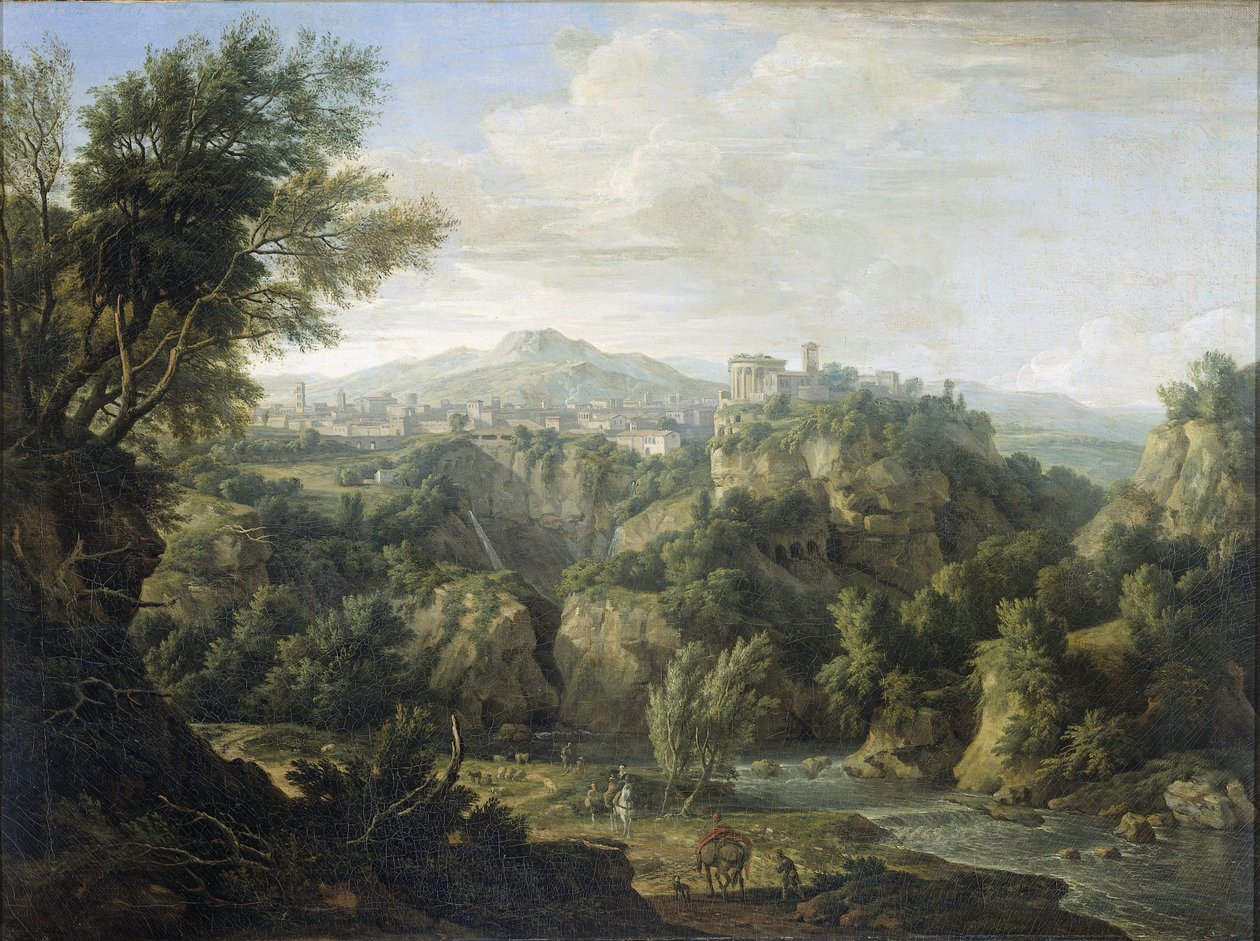 Widok na Tivoli autorstwa Isaac de Moucheron