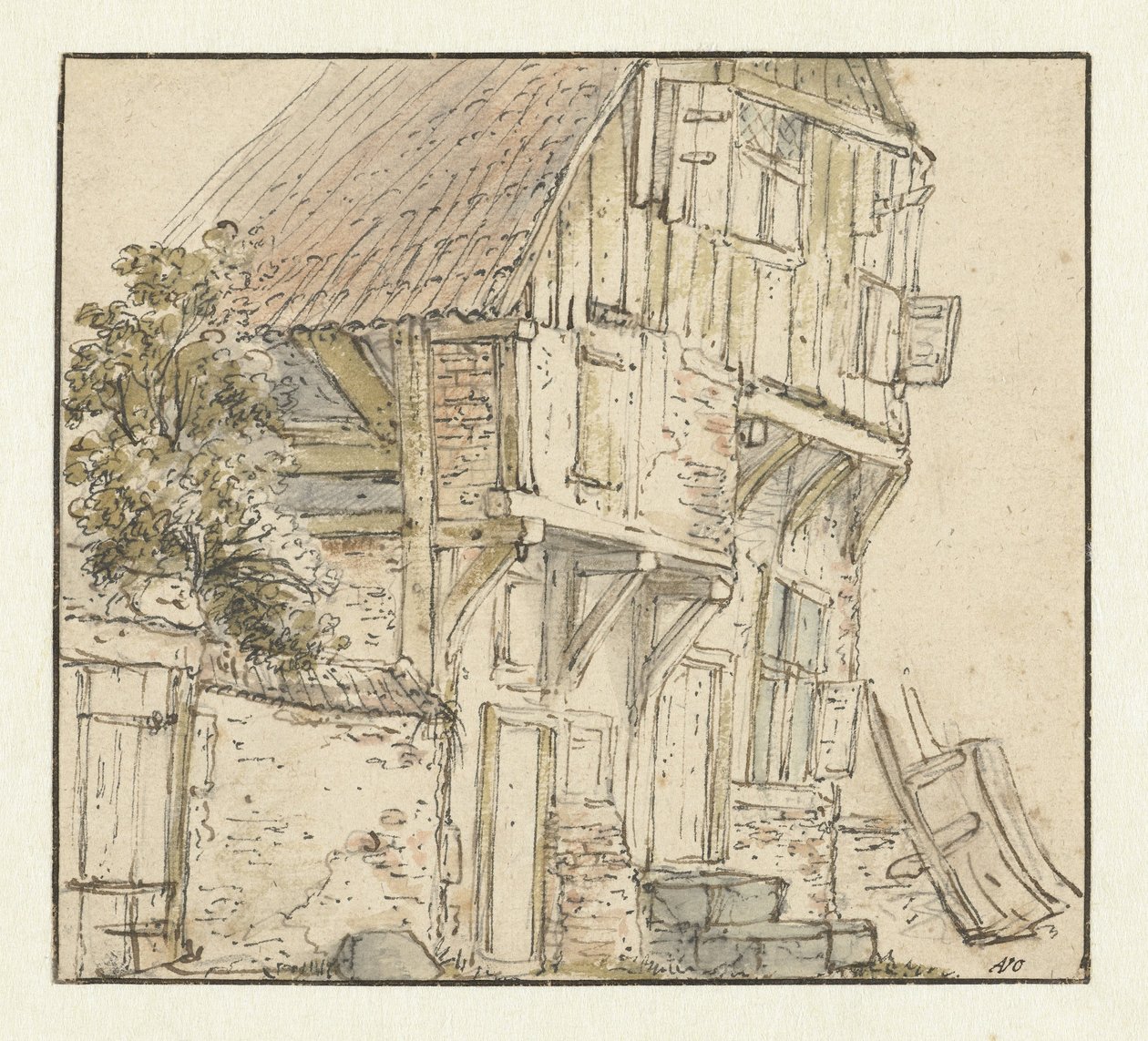 Dom wiejski autorstwa Isaac van Ostade