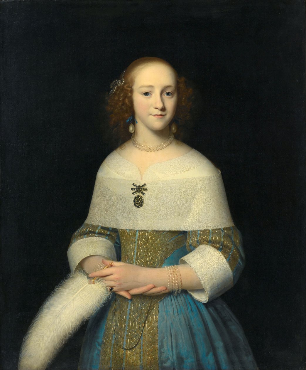 Portret młodej damy Portret młodej kobiety autorstwa Isaack Luttichuys