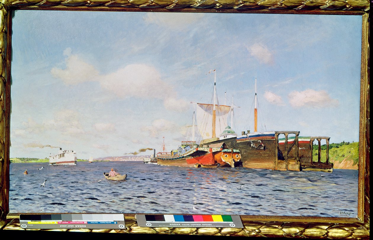 Świeży wiatr nad Wołgą, 1895 autorstwa Isaak Ilyich Levitan