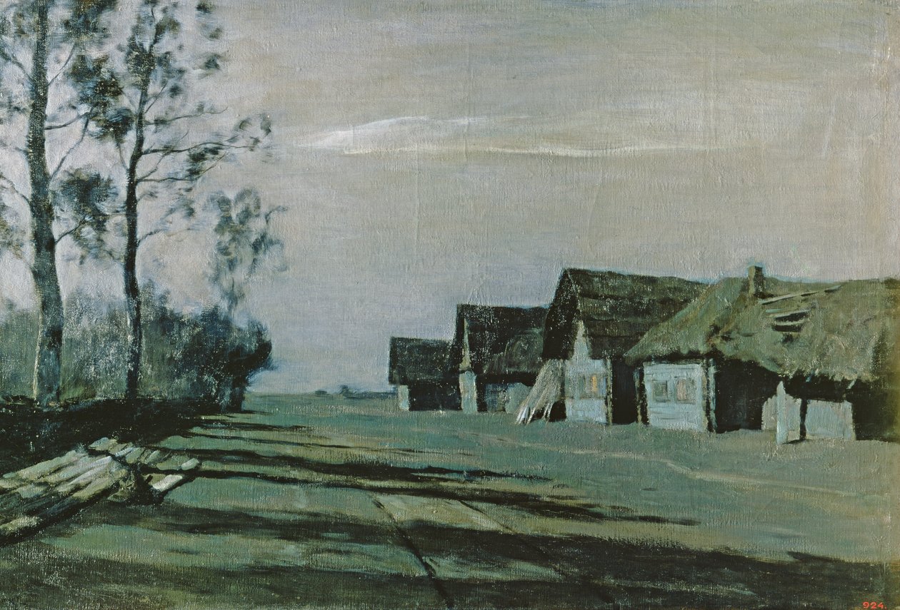 Wieś przy świetle księżyca, 1897 autorstwa Isaak Ilyich Levitan