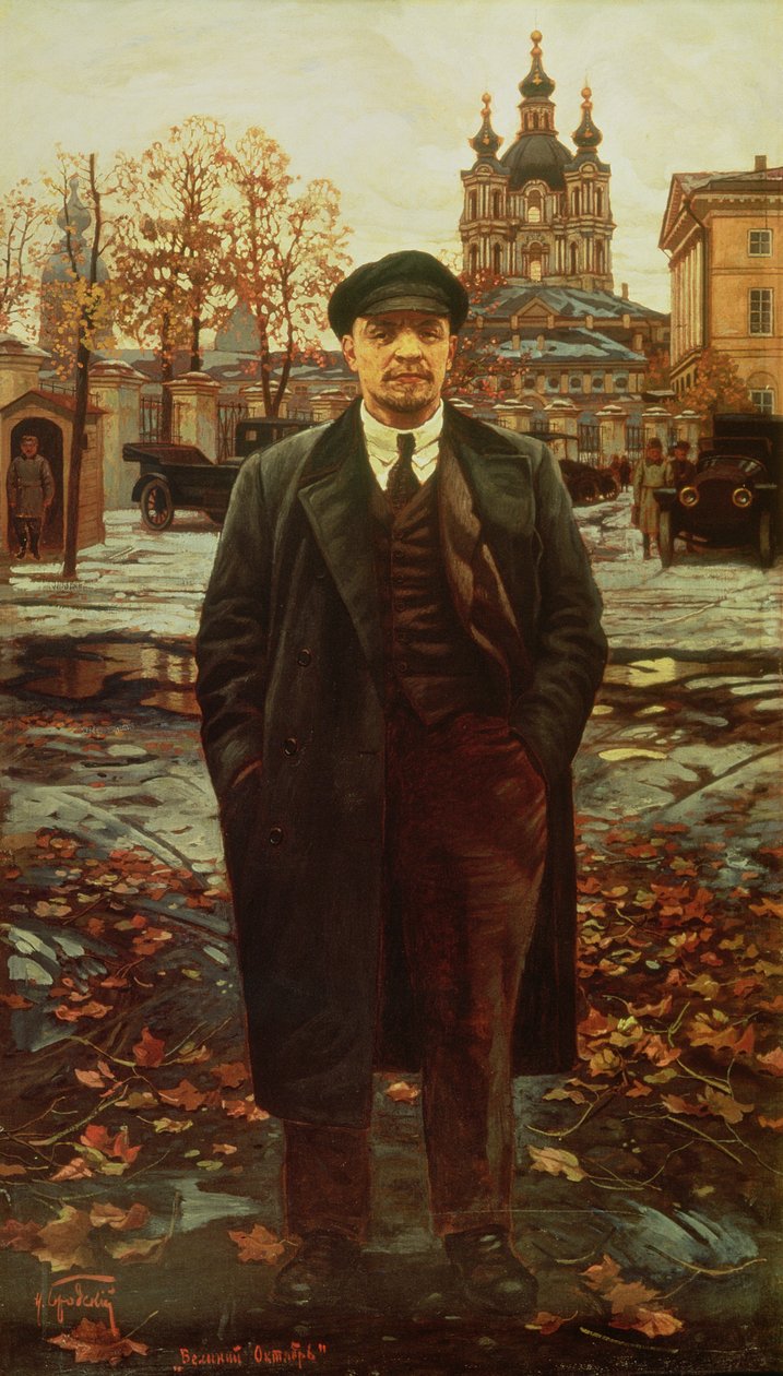 Włodzimierz Iljicz Lenin (1870-1924) w Smolnym, ok.1925 autorstwa Isaak Israilevich Brodsky