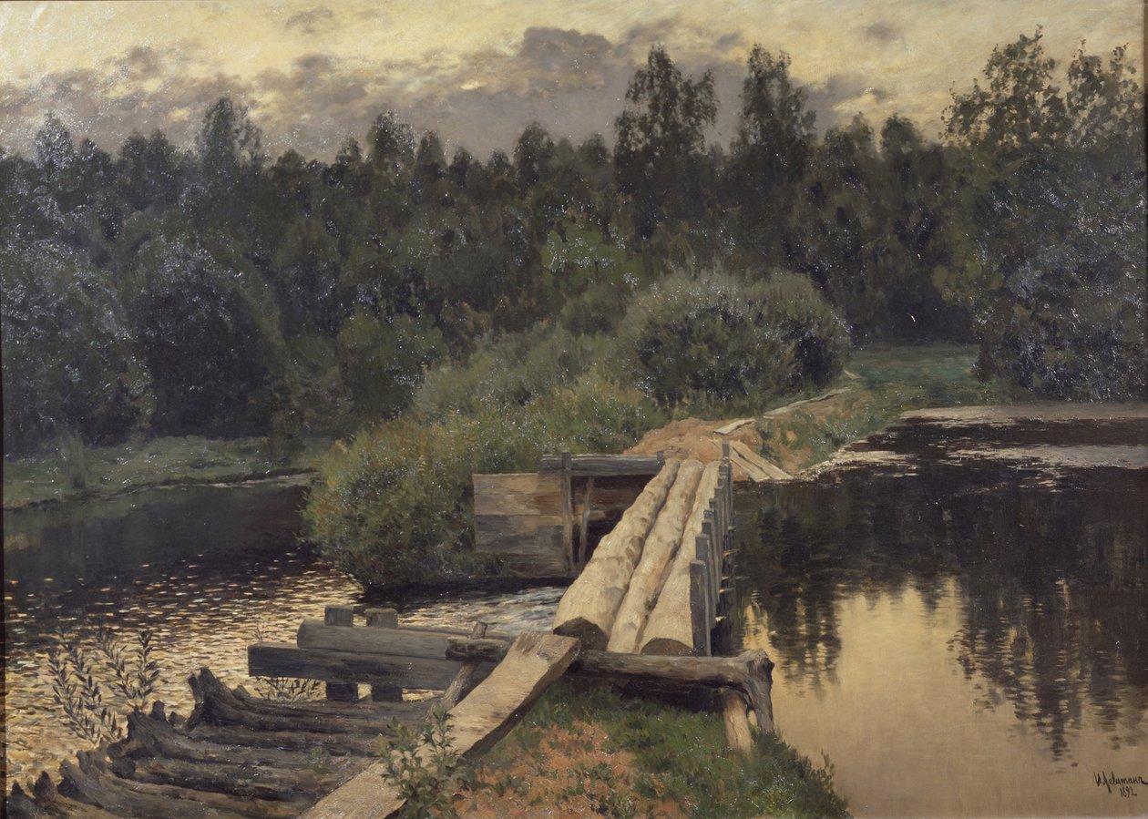 Na płyciźnie, 1892 autorstwa Isaak Ilyich Levitan